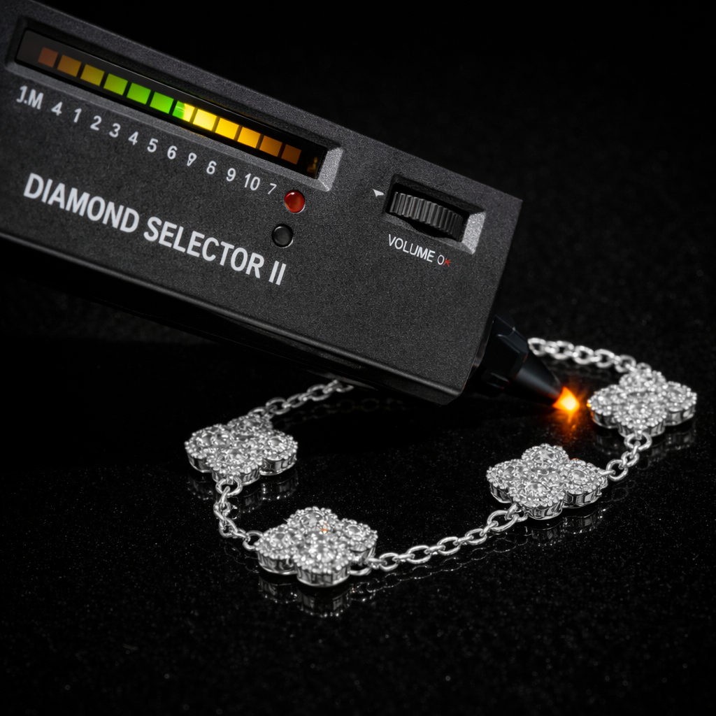 Four-Leaf Clover Moissanite Women Bracelet D Color VVS1 Lab Created GRA PASS DIAMOND TESTER - DripVault