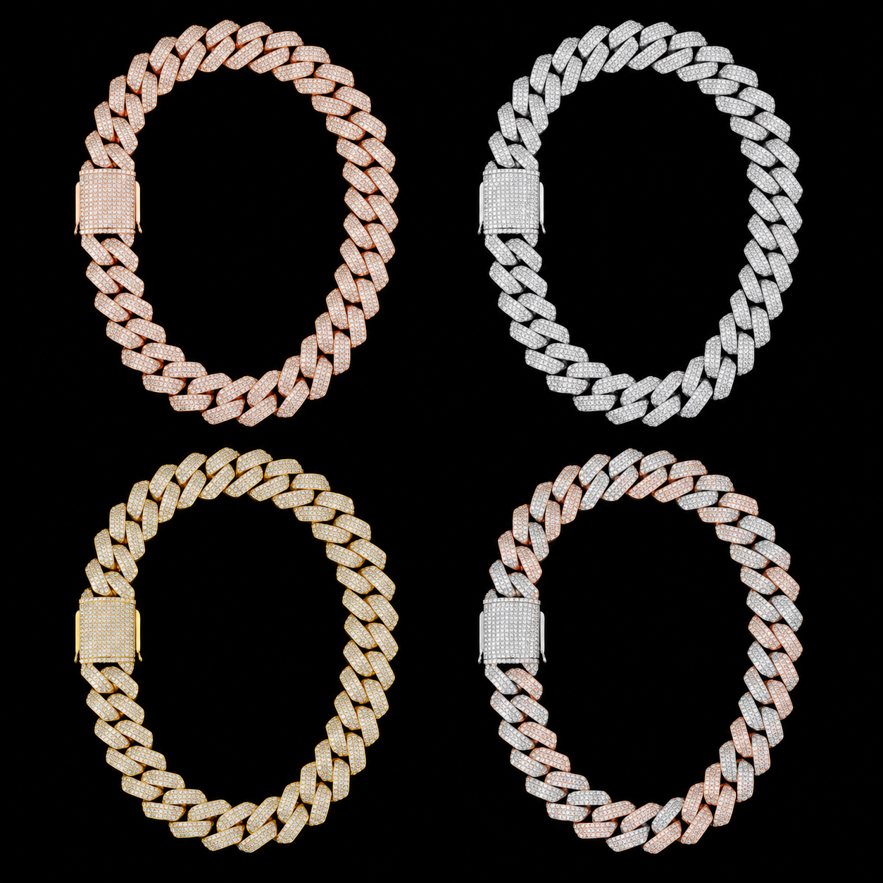Iced Out 20mm Thick Cuban Link Chain Miami Cuban
