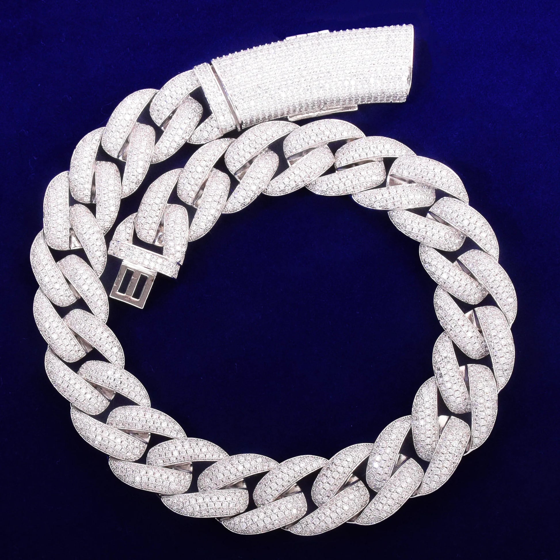 Thick Heavy Miami Cuban Link Chain Man Necklace Hip Hop Jewelry Iced Out - DripVault