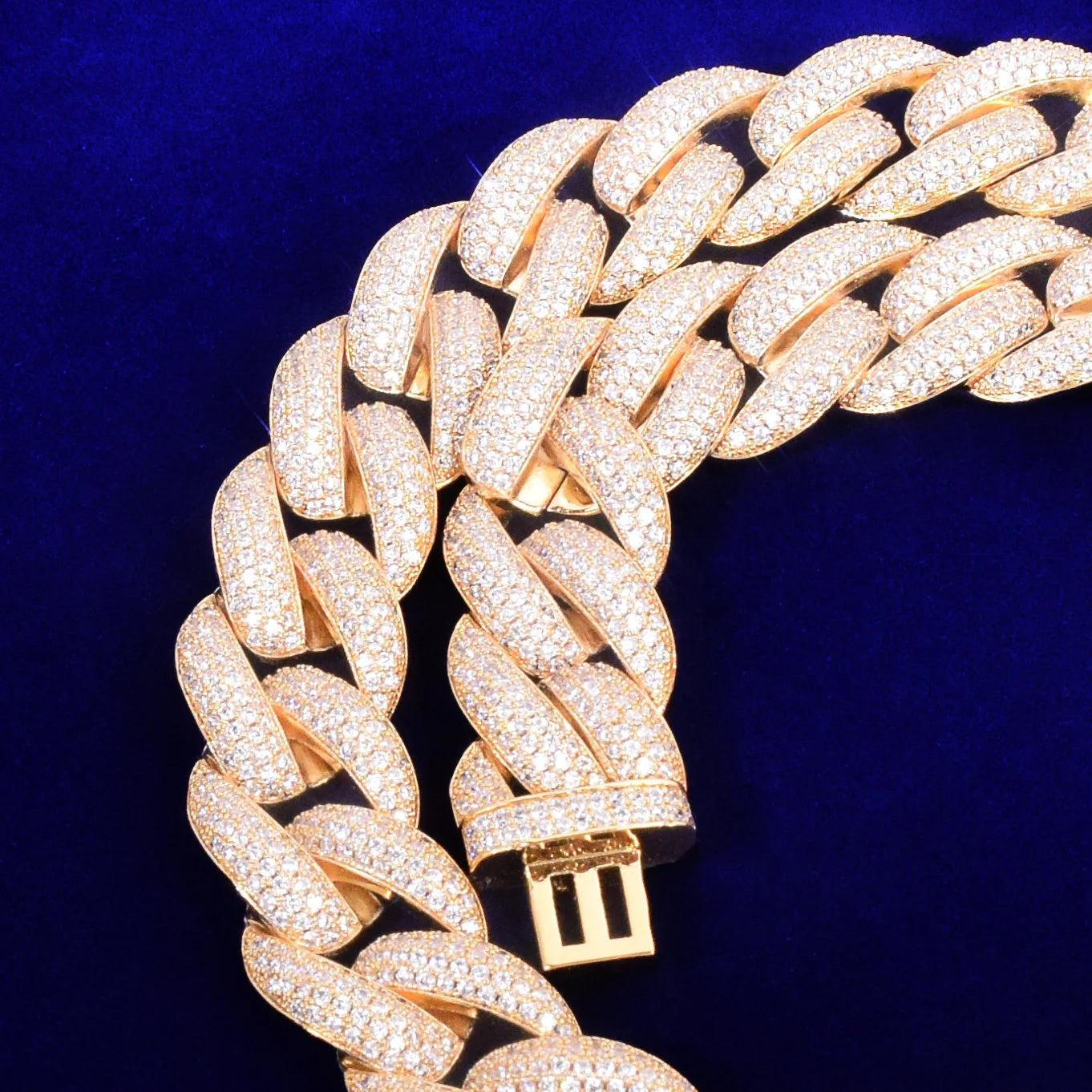 Thick Heavy Miami Cuban Link Chain Man Necklace Hip Hop Jewelry Iced Out - DripVault