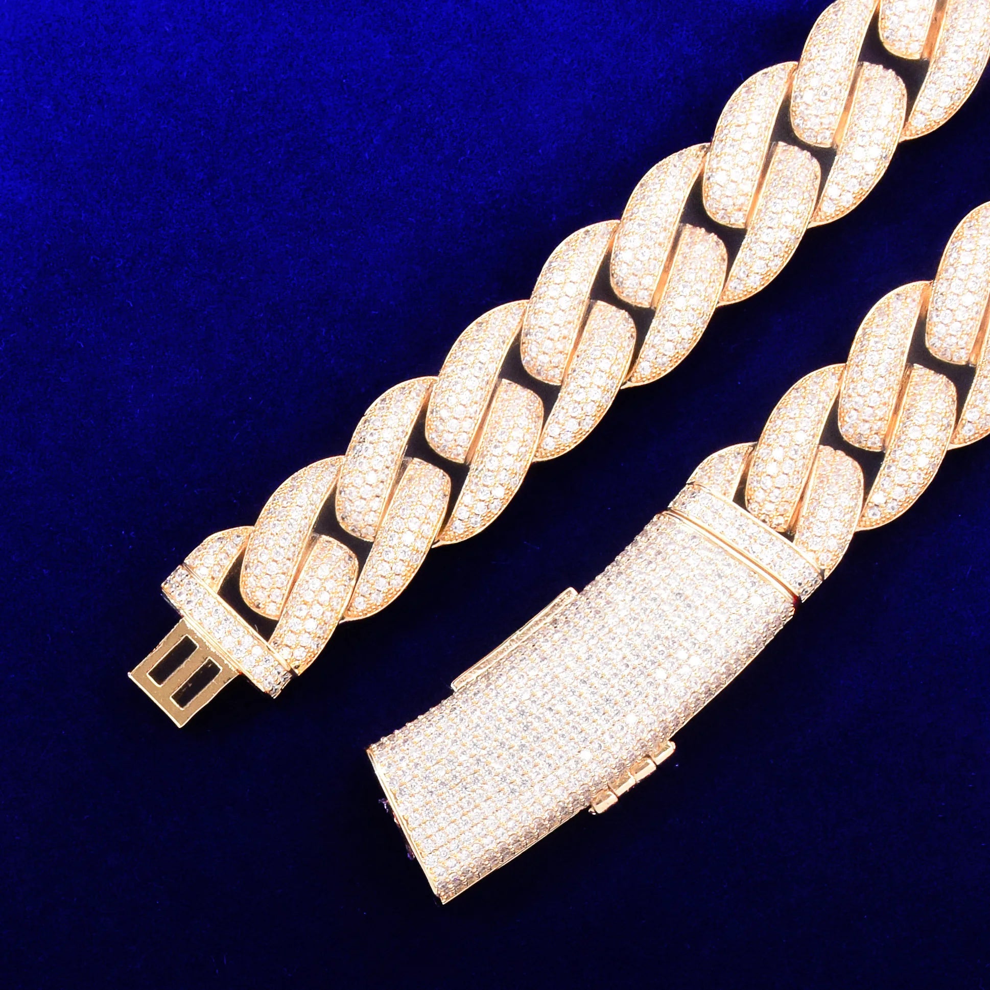 Thick Heavy Miami Cuban Link Chain Man Necklace Hip Hop Jewelry Iced Out - DripVault