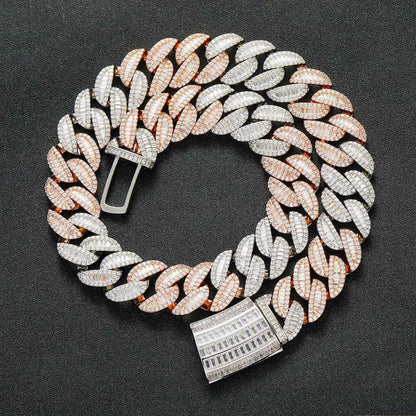 European And American Hip-Hop Accessories 20Mm Wide Heavy Cuban Chain Light Luxury High-End Fashion Personality Bracelet Men's - DripVault