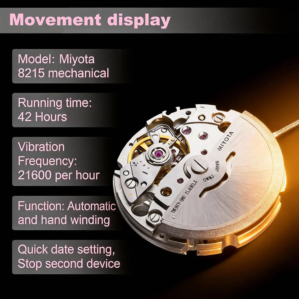 40mm Full Iced Out Carti Moissanite Diamond Watch Automatic Mechanical Wristwatch Bling Bling Hip Hop Luxury Jewelry Watches - DripVault