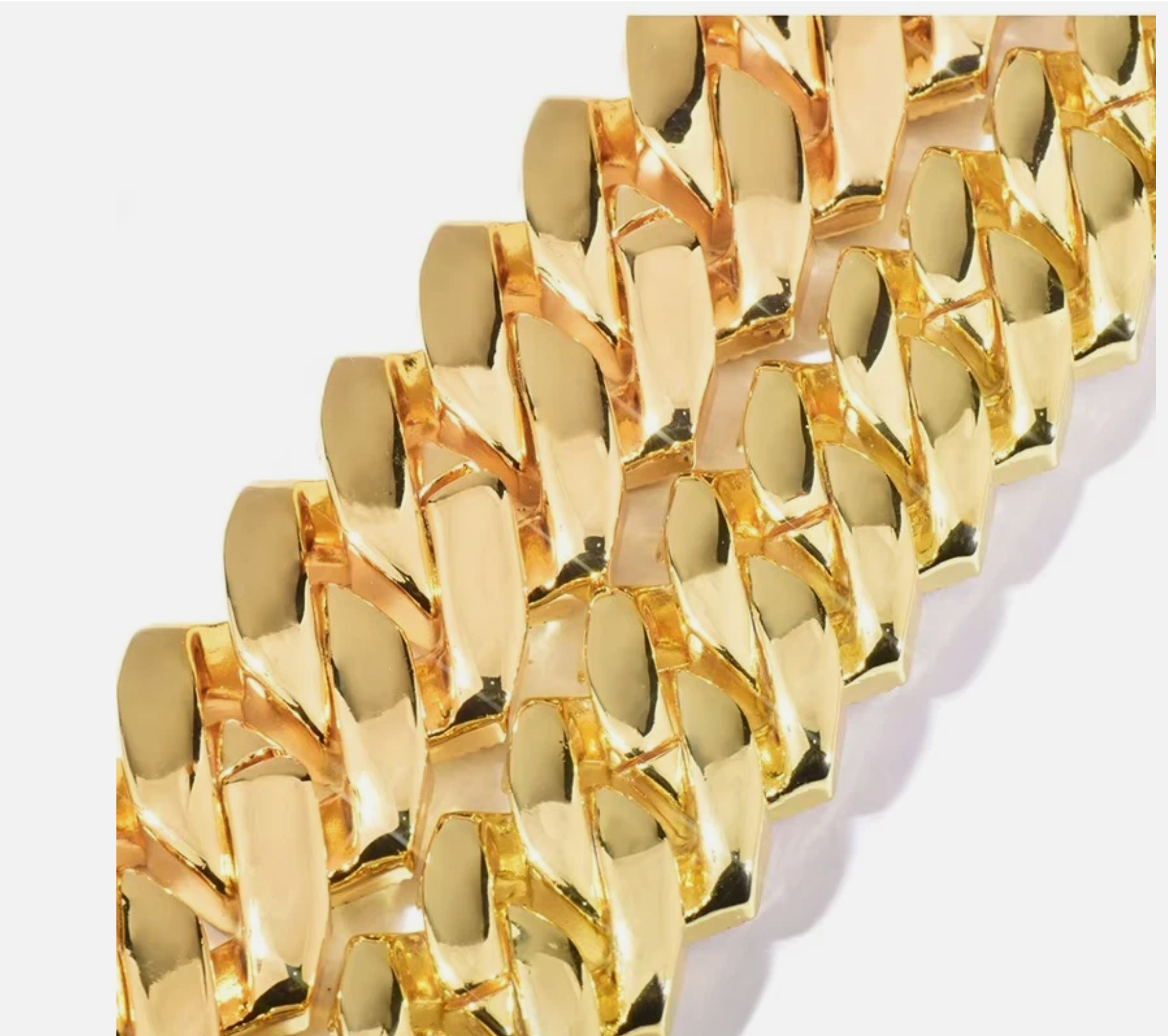 25mm HEAVY Iced Out Hop Hip Bling Big Rhombus Cuban Chain and Bracelet - DripVault