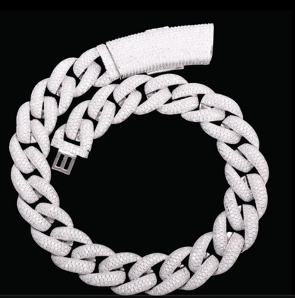 Thick Heavy Miami Cuban Link Chain Man Necklace Hip Hop Jewelry Iced Out - DripVault