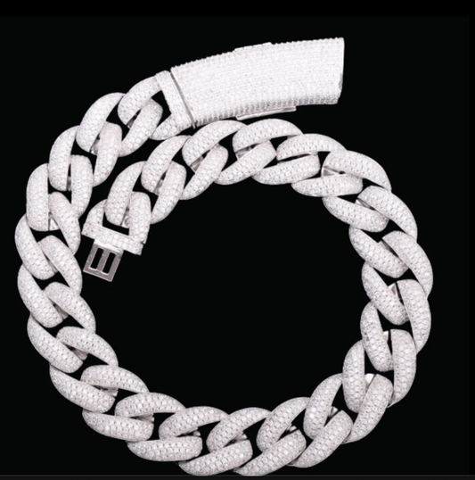 Thick Heavy Miami Cuban Link Chain Man Necklace Hip Hop Jewelry Iced Out - DripVault