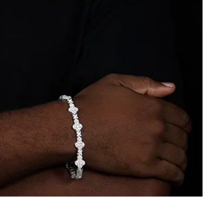 High Quality Classic Unisex Moissanite For 925 Silver Necklace Cuban Chain Moissanite Bracelet Hip Hop Jewelry Gift - DripVault